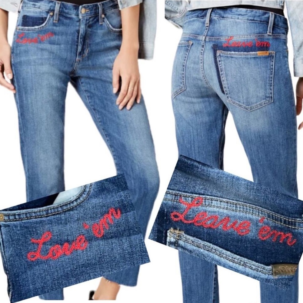 Joes Jeans love ‘em leave ‘em The Smith mid-rise straight ankle stretch size 29